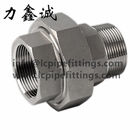 Stainless Steel Conical Union MF 1/2" 2" 21/2" bsp screw 150# low pressure pipe fittings from Cangzhou with low price