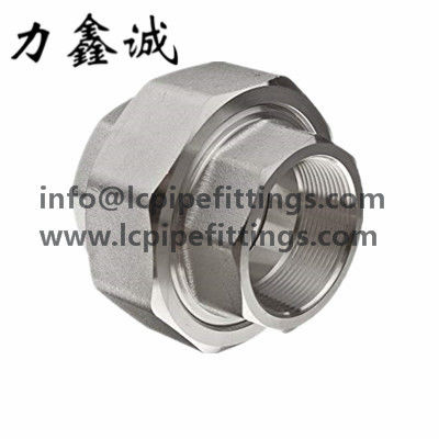 Stainless Steel Conical Union FF casting union connect ASME CF8/CF8M1”PT thread 150# pressure
