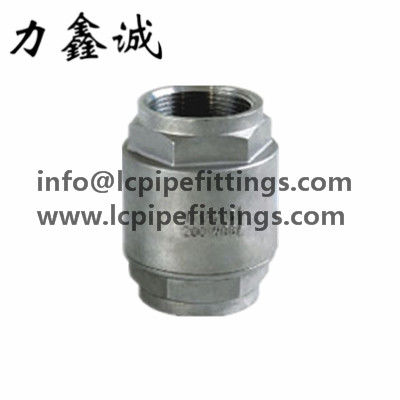 Stainless Steel 2pc spring vertical check valve-Type A 200PSI/PN16 3/8"-4" spring check spring vertical check valve